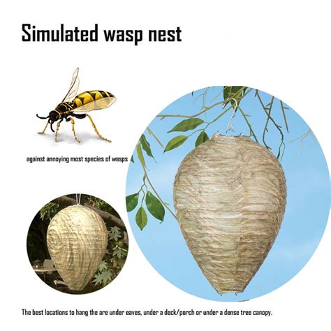 does fake wasp nest work|fake hornet nests to keep wasps away.